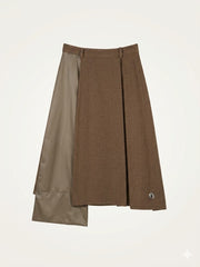 WOOL + VINYL SKIRT