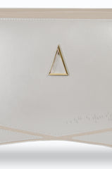 White Cream  "Spritz" in NAPPA Calfskin Leather