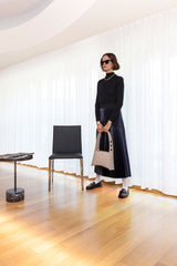 White Cream  "Spritz" in NAPPA Calfskin Leather