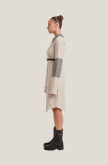 ASYMMETRIC SHIRT DRES - Monte Sharp