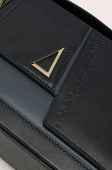 BLACK TOPO "The Lift" in NAPPA Calfskin leather - Monte Sharp