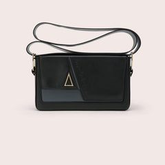 BLACK TOPO "The Lift" in NAPPA Calfskin leather - Monte Sharp