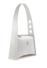 White Cream "Spritz" in NAPPA Calfskin Leather - Monte Sharp