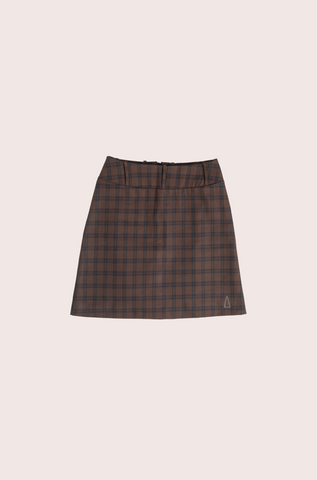 CHECKERED CHARM MINI SKIRT