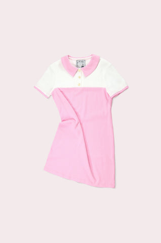 PINK PIQUÉ MINI "CLUB DRESS"