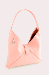 BABY PINK "MARA BAG" IN NAPPA CALFSKIN LEATHER - Monte Sharp