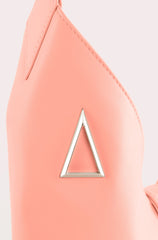 BABY PINK "MARA BAG" IN NAPPA CALFSKIN LEATHER - Monte Sharp