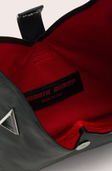 Black Topo "MARA BAG" IN NAPPA CALFSKIN LEATHER - Monte Sharp