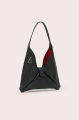 Black Topo "MARA BAG" IN NAPPA CALFSKIN LEATHER - Monte Sharp