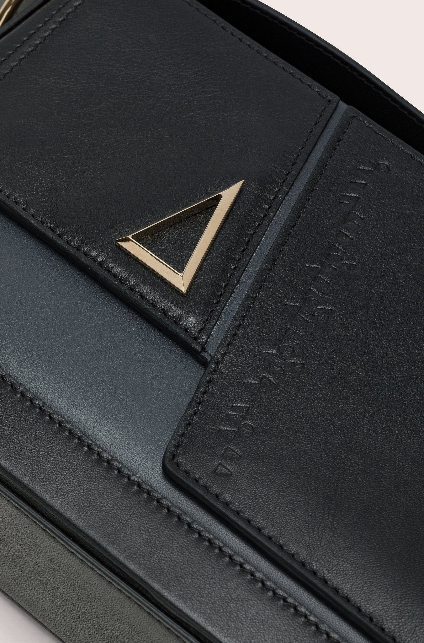 BLACK TOPO "The Lift" in NAPPA Calfskin leather - Monte Sharp