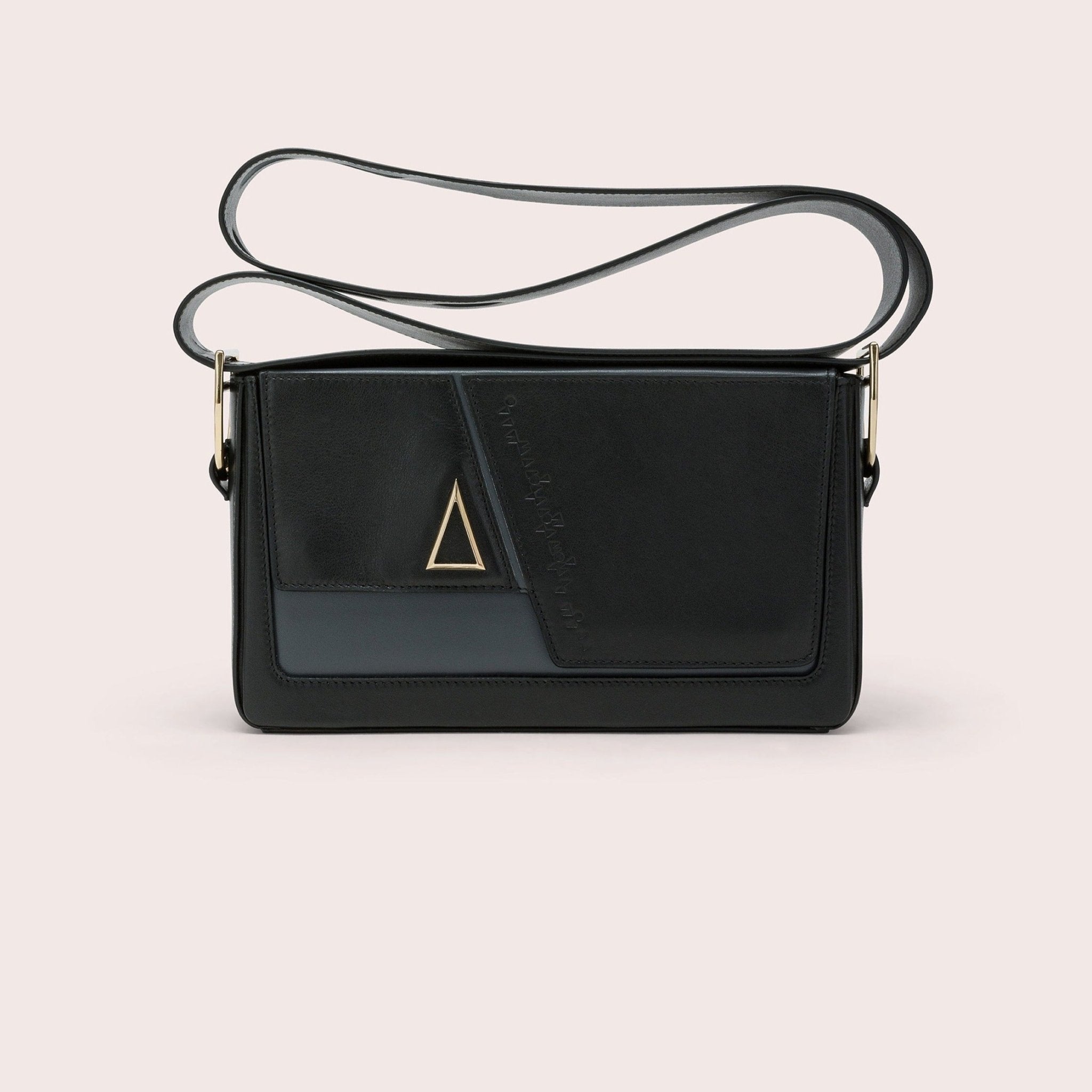 BLACK TOPO "The Lift" in NAPPA Calfskin leather - Monte Sharp