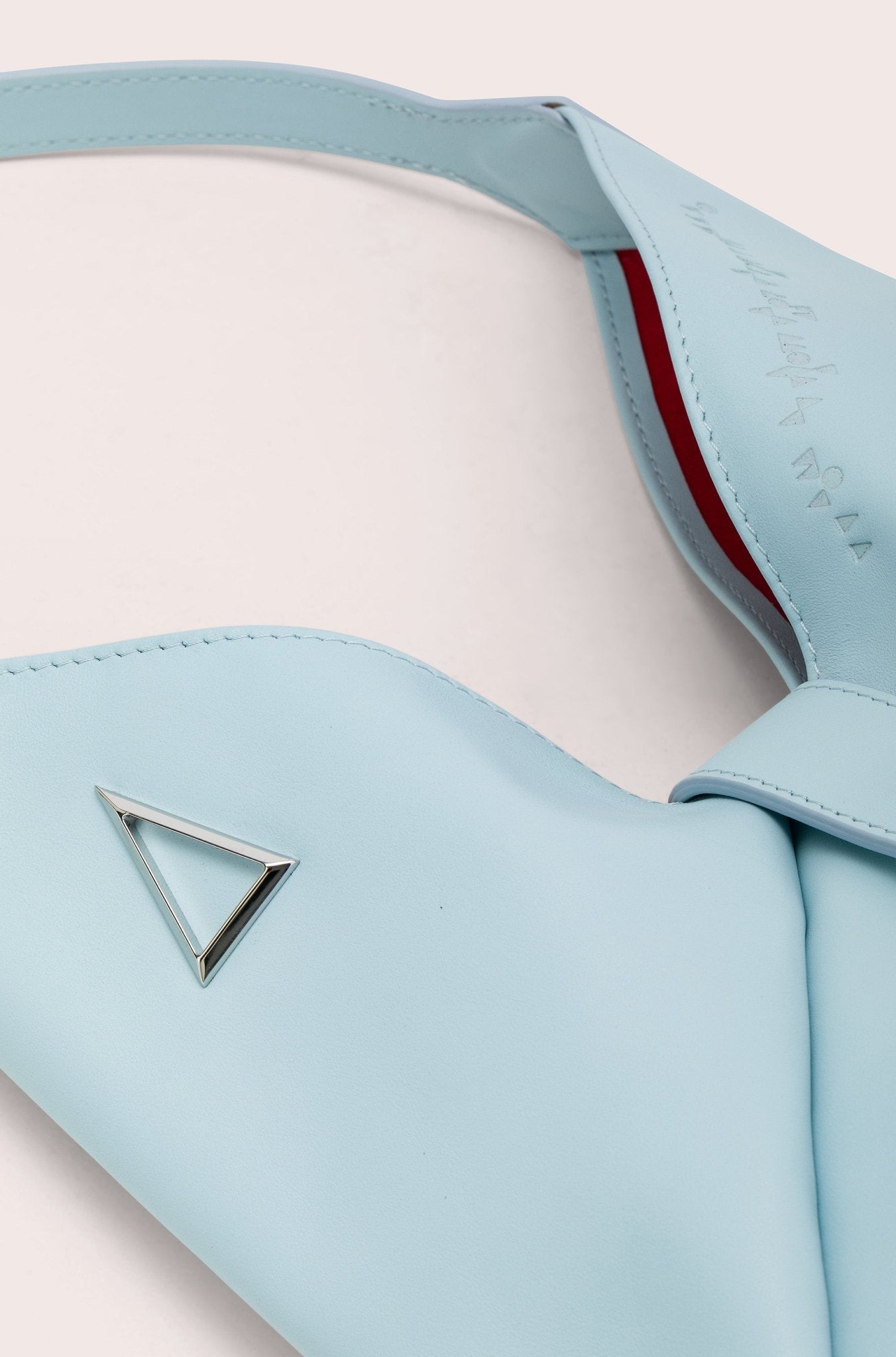 Blue Glass "MARA BAG" IN NAPPA CALFSKIN LEATHER - Monte Sharp