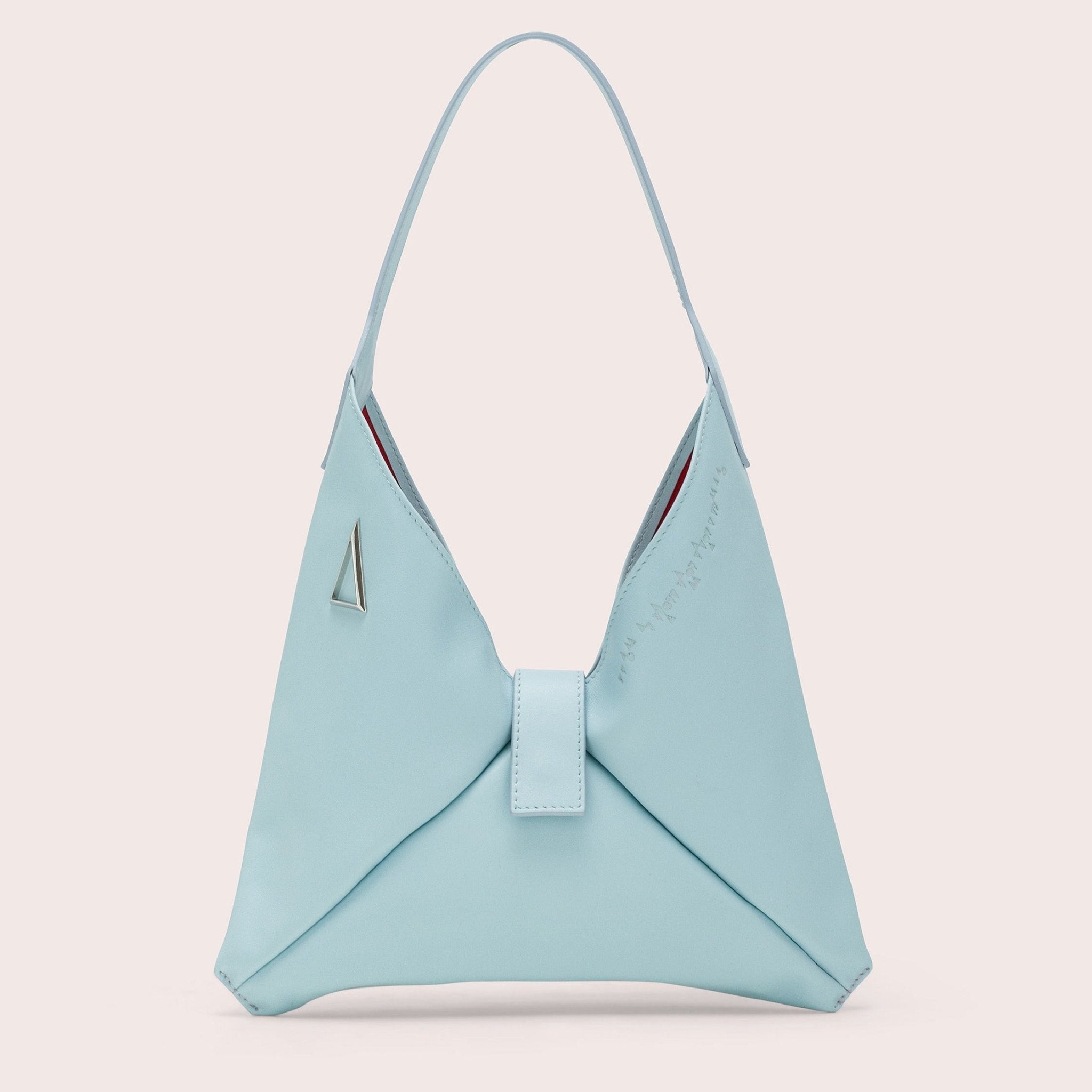Blue Glass "MARA BAG" IN NAPPA CALFSKIN LEATHER - Monte Sharp