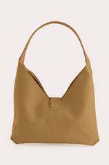 CARAMEL "MARA BAG" IN NAPPA CALFSKIN LEATHER - Monte Sharp