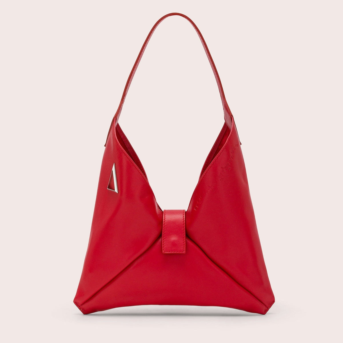 Red Lipstick "MARA BAG" IN NAPPA CALFSKIN LEATHER - Monte Sharp