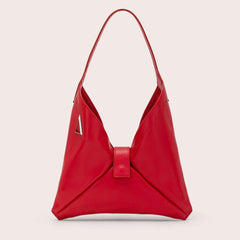 Red Lipstick "MARA BAG" IN NAPPA CALFSKIN LEATHER - Monte Sharp