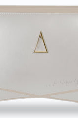 White Cream "Spritz" in NAPPA Calfskin Leather  - Monte Sharp