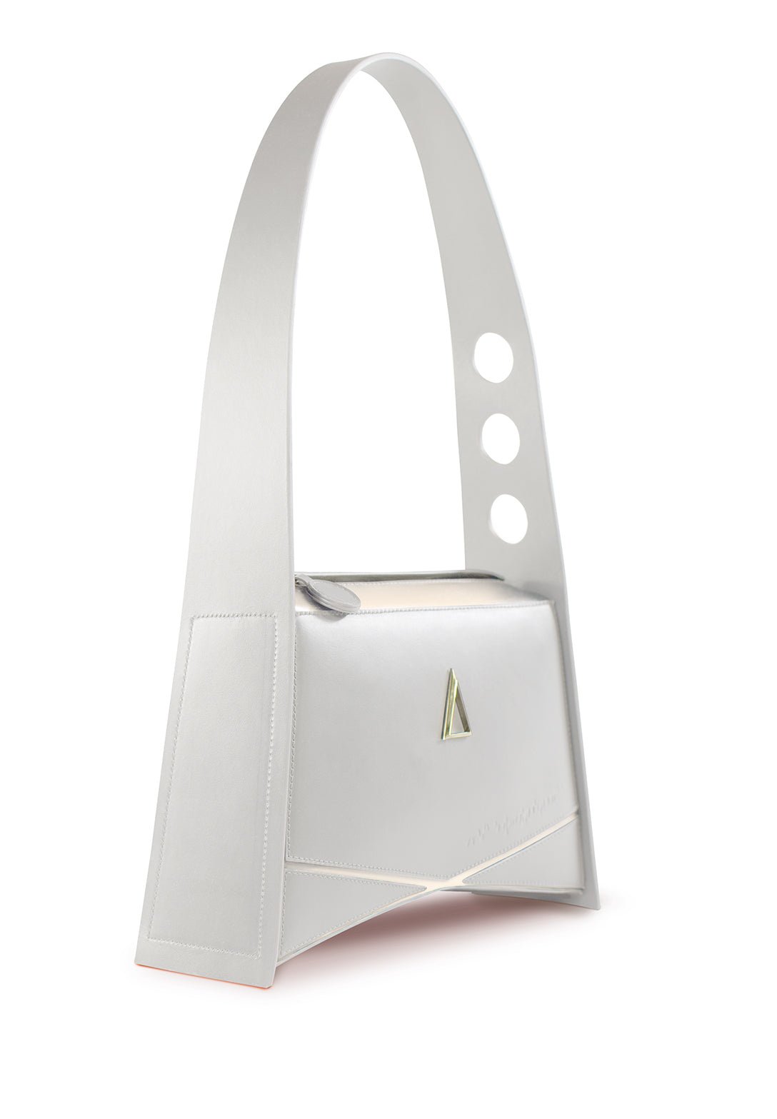 White Cream "Spritz" in NAPPA Calfskin Leather  - Monte Sharp